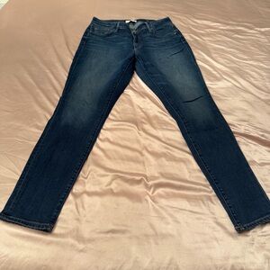 LOFT Dark Blue Skinny Jeans